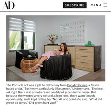 Load image into Gallery viewer, 40"x60" Bethenny Frankel's custom piece
