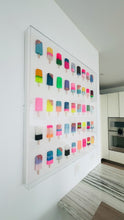 Load and play video in Gallery viewer, 36&quot; x 36&quot; Clear with Bright Color Pops
