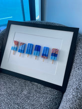 Load image into Gallery viewer, 19&quot; x 25&quot; Blue Ombre Pops
