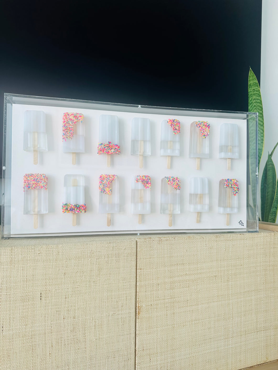 12x24 White / Clear Pops