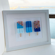 Load image into Gallery viewer, 12&quot; x 15&quot; Blue Ombre Trio Custom Pops
