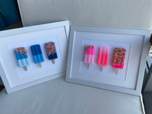 Load image into Gallery viewer, 12&quot; x 15&quot; Blue Ombre Trio Custom Pops
