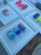Load image into Gallery viewer, 12&quot; x 15&quot; Blue Ombre Trio Custom Pops
