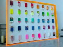 Load image into Gallery viewer, 36 x 48 Neon Orange Rainbow
